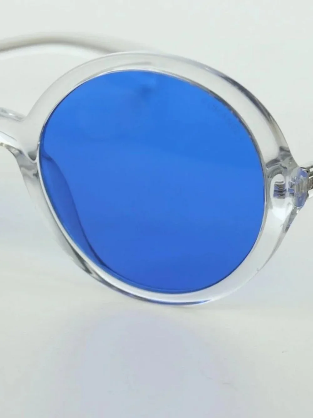 CHANEL Sunglasses plastic Clear 71287A CC Auth BSZ561M